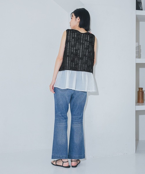 LAKOLE（ラコレ）の「フレアデニムパンツ / 1017697（デニムパンツ・レディース・ブラック/インディゴブルー・LARGE/MEDIUM）」の17枚目の写真