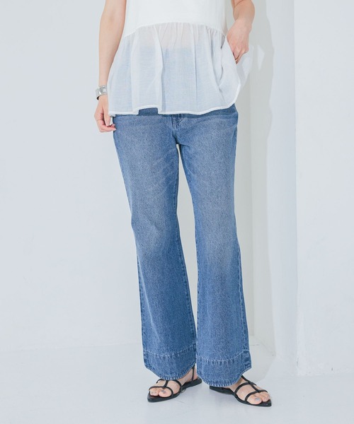 LAKOLE（ラコレ）の「フレアデニムパンツ / 1017697（デニムパンツ・レディース・ブラック/インディゴブルー・LARGE/MEDIUM）」の18枚目の写真