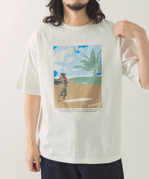 ITEMS URBANRESEARCH(アイテムズ アーバンリサーチ)の「Surf Printed T-Shirt(Tシャツ/カットソー・メンズ・その他3/その他1/その他2・LARGE/MEDIUM)」の3枚目の写真
