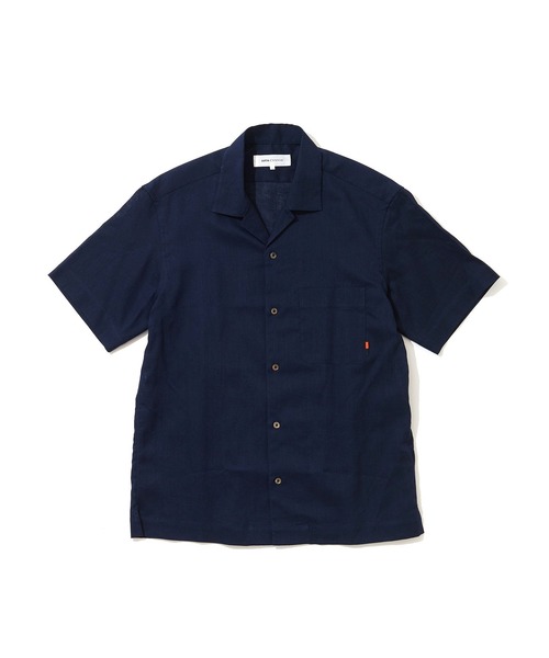ARTA MECHANICS(エーアールティーエーメカニクス)の「ARTA CVSTOS LINEN SHIRT(エーアールティーエー クストス リネンシャツ)(シャツ/ブラウス・メンズ・ホワイト/ネイビー・X-LARGE/LARGE)」の2枚目の写真