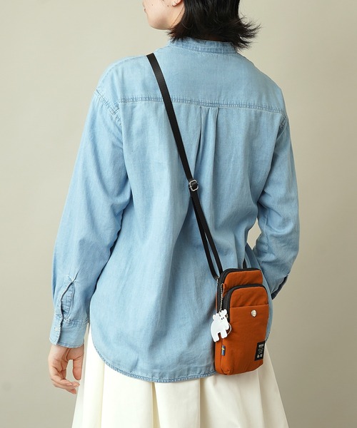 moz(モズ)の「【moz(モズ)】軽量 軽撥水 サコッシュ スマホショルダーバッグ ZZQK-01(ショルダーバッグ・レディース・オレンジ/ブルーグレー/ベージュ/ブラック・ONE SIZE)」の12枚目の写真