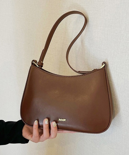 ONEP STAR(ワンピスター)の「カーブシルエットショルダーバッグ(ショルダーバッグ・レディース・ワインレッド/ブラウン/オフホワイト/ダークブラウン/ブラック・FREE)」の8枚目の写真