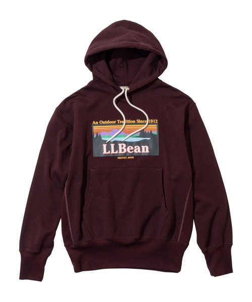 L.L.Bean(エルエルビーン)の「【JAPAN EDITION】ポーテージ・フード・スウェットシャツ(スウェット・メンズ・ライトグレー/グリーン/ブラウン・LARGE/SMALL/MEDIUM)」の1枚目の写真