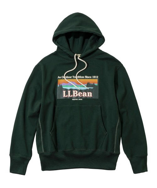 L.L.Bean(エルエルビーン)の「【JAPAN EDITION】ポーテージ・フード・スウェットシャツ(スウェット・メンズ・ライトグレー/グリーン/ブラウン・LARGE/SMALL/MEDIUM)」の3枚目の写真