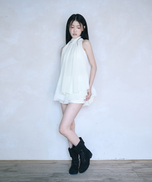 REISE MIYA（レイズミヤ）の「ユイラッフルブラウス [アイボリー]（シャツ/ブラウス・レディース・その他・OS）」の3枚目の写真