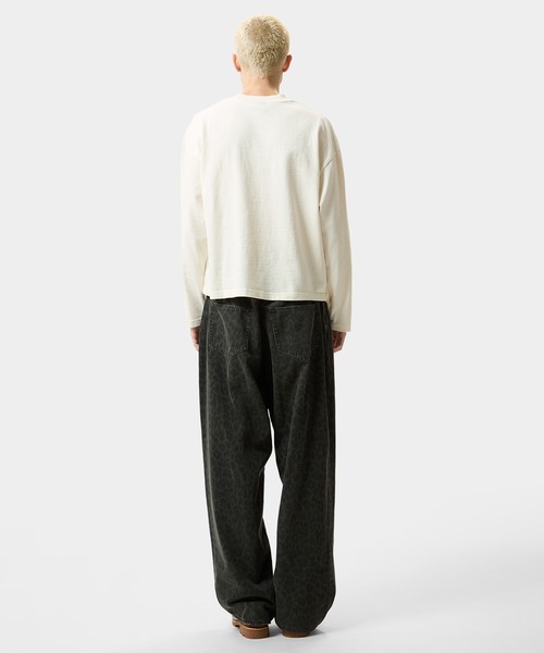 HUF（ハフ）の「OLYMPIA LS CREW（Tシャツ/カットソー・メンズ・ナチュラル/パープル/ブラック・S/XL/L/M）」の20枚目の写真