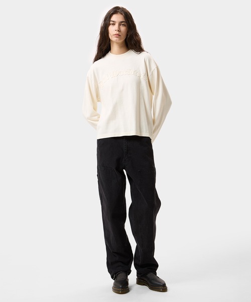 HUF（ハフ）の「OLYMPIA LS CREW（Tシャツ/カットソー・メンズ・ナチュラル/パープル/ブラック・S/XL/L/M）」の21枚目の写真