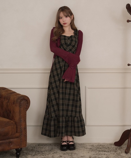 Formentera Pleated Bicolor Dress（ワンピース）｜Her lip to（ハー
