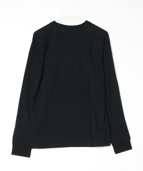 TETE HOMME(テットオム)の「【1PIU1UGUALE3 RELAX】GLITTER SAGARA LOGO L/S T-SHIRT(Tシャツ/カットソー・メンズ・ブラック/ホワイト・LARGE/X-LARGE/MEDIUM)」の3枚目の写真