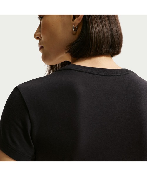 NIKE（ナイキ）の「NIKE/ナイキ W NSW CHL MODCRP STREET（Tシャツ/カットソー・レディース・ブラック/ピンクベージュ・S/M/L）」の6枚目の写真