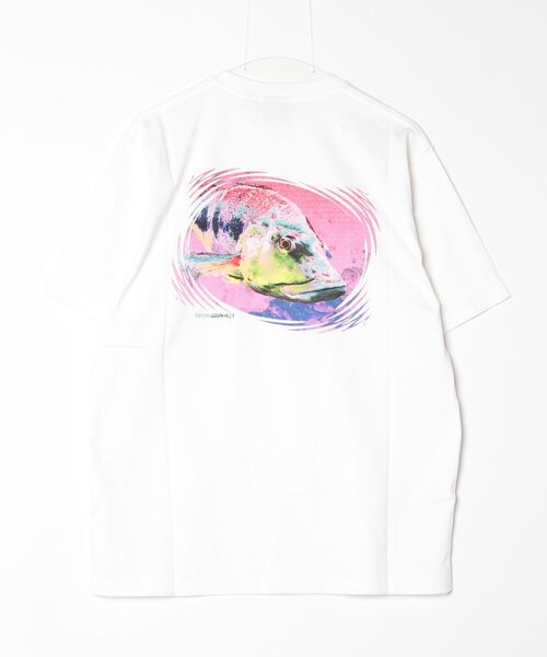 Gramicci(グラミチ)の「BASS TEE|バスTシャツ(Tシャツ/カットソー・メンズ・ネイビー/ホワイト/ブラック系その他/グレー系その他・S/L/XL/2XL)」の5枚目の写真
