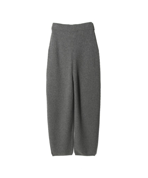 COLUMN（コラム）の「COLUMN / スウェットライク ニットパンツ＜PERMANENT＞（その他パンツ・レディース・グレー・38/36）」の5枚目の写真