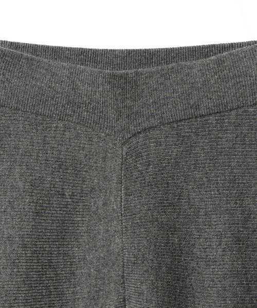 COLUMN（コラム）の「COLUMN / スウェットライク ニットパンツ＜PERMANENT＞（その他パンツ・レディース・グレー・38/36）」の6枚目の写真