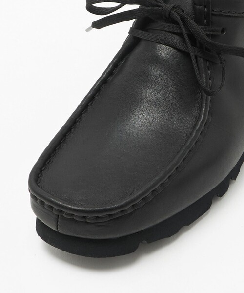Clarks Originals(クラークスオリジナルズ)の「<Clarks Originals>ワラビー レザー ゴアテックス シューズ(モカシン/デッキシューズ・メンズ・ブラック・UK7h/UK9h/UK8h/UK8/UK6h/UK7/UK6/UK9)」の8枚目の写真