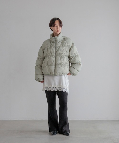 LOWRYS FARM(ローリーズファーム)の「モヘヤタッチスリットフレアパンツ 1069204(その他パンツ・レディース・ブラック/ブラウン/グレー・FREE)」の13枚目の写真