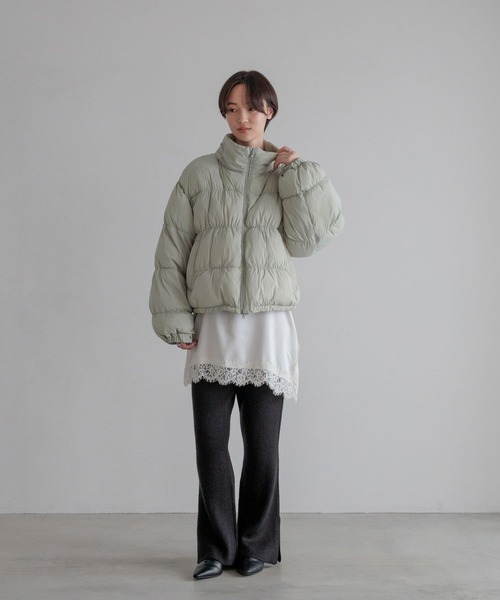 LOWRYS FARM(ローリーズファーム)の「モヘヤタッチスリットフレアパンツ 1069204(その他パンツ・レディース・ブラック/ブラウン/グレー・FREE)」の14枚目の写真