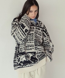 《UNISEX》ニュースペーパーニット