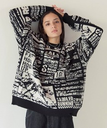 《UNISEX》ニュースペーパーニット