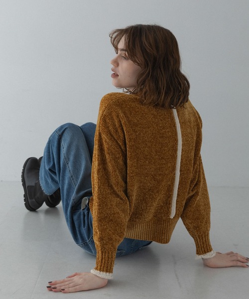 URBAN RESEARCH Sonny Label(アーバンリサーチサニーレーベル)の「モールヤーンハイネックニットプルオーバー(ニット/セーター・レディース・グレー/マスタード/ネイビー・FREE)」の5枚目の写真
