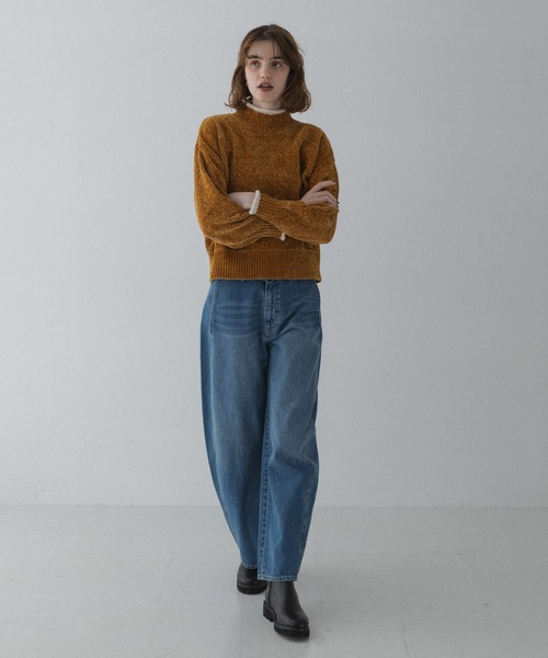 URBAN RESEARCH Sonny Label(アーバンリサーチサニーレーベル)の「モールヤーンハイネックニットプルオーバー(ニット/セーター・レディース・グレー/マスタード/ネイビー・FREE)」の10枚目の写真