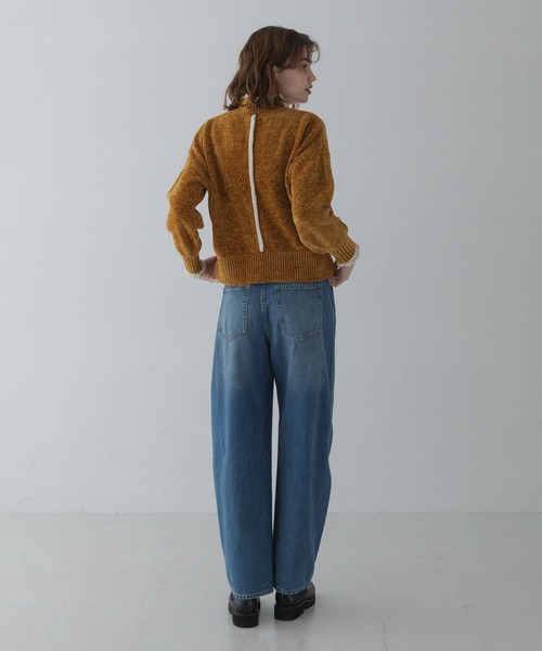 URBAN RESEARCH Sonny Label(アーバンリサーチサニーレーベル)の「モールヤーンハイネックニットプルオーバー(ニット/セーター・レディース・グレー/マスタード/ネイビー・FREE)」の11枚目の写真