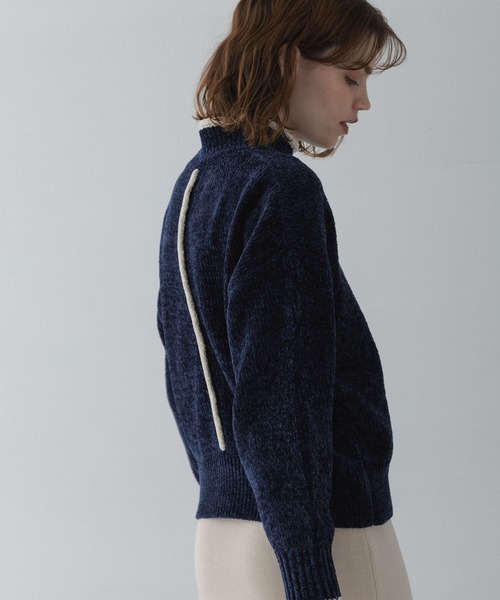 URBAN RESEARCH Sonny Label(アーバンリサーチサニーレーベル)の「モールヤーンハイネックニットプルオーバー(ニット/セーター・レディース・グレー/マスタード/ネイビー・FREE)」の14枚目の写真