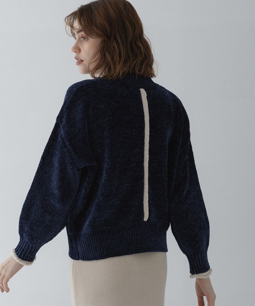 URBAN RESEARCH Sonny Label(アーバンリサーチサニーレーベル)の「モールヤーンハイネックニットプルオーバー(ニット/セーター・レディース・グレー/マスタード/ネイビー・FREE)」の16枚目の写真