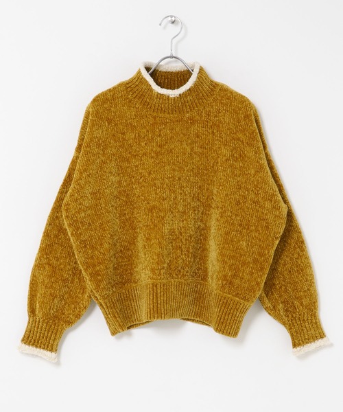URBAN RESEARCH Sonny Label(アーバンリサーチサニーレーベル)の「モールヤーンハイネックニットプルオーバー(ニット/セーター・レディース・グレー/マスタード/ネイビー・FREE)」の19枚目の写真