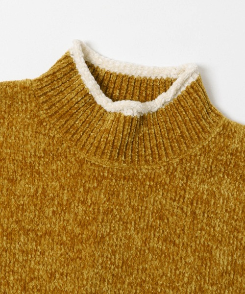 URBAN RESEARCH Sonny Label(アーバンリサーチサニーレーベル)の「モールヤーンハイネックニットプルオーバー(ニット/セーター・レディース・グレー/マスタード/ネイビー・FREE)」の20枚目の写真