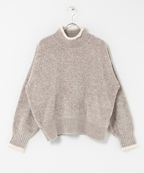 URBAN RESEARCH Sonny Label(アーバンリサーチサニーレーベル)の「モールヤーンハイネックニットプルオーバー(ニット/セーター・レディース・グレー/マスタード/ネイビー・FREE)」の21枚目の写真