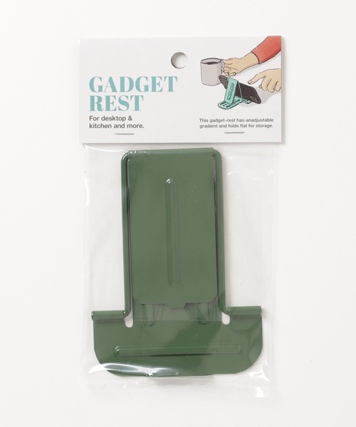 HIGHTIDE（ハイタイド）の「HIGHTIDE/ハイタイド ガジェットレスト スマホスタンド 2026新作　再入荷（スマホグッズ・メンズ・ホワイト/カーキ・ONE SIZE）」の2枚目の写真