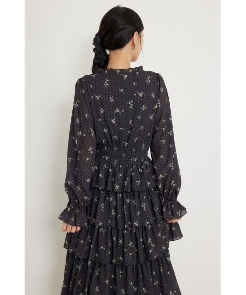 rienda(リエンダ)の「ドットフラワーウエストシャーリングワンピース 秋服(ワンピース・レディース・ホワイト/レッド系その他/ブラック系その他・SMALL/MEDIUM)」の21枚目の写真