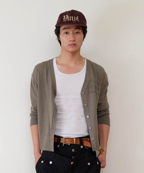 THEVINYLHOUSE(ザバイニルハウス)の「BASIC V NECK CARDIGAN(W) KHAKI(カーディガン/ボレロ・レディース・その他・FREE)」の7枚目の写真