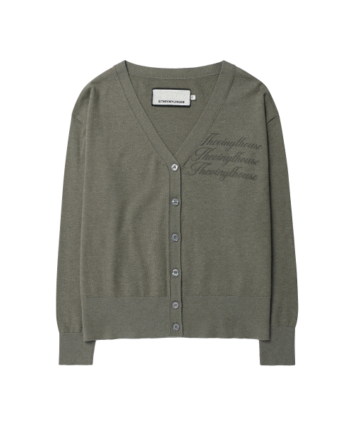 THEVINYLHOUSE(ザバイニルハウス)の「BASIC V NECK CARDIGAN(W) KHAKI(カーディガン/ボレロ・レディース・その他・FREE)」の13枚目の写真