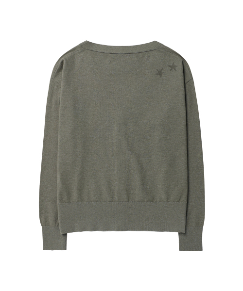 THEVINYLHOUSE(ザバイニルハウス)の「BASIC V NECK CARDIGAN(W) KHAKI(カーディガン/ボレロ・レディース・その他・FREE)」の14枚目の写真