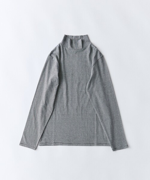 conges payes ADIEU TRISTESSE(コンジェ ペイエ アデュートリステス)の「ハイネックカットソーブラウス(Tシャツ/カットソー・レディース・パープル/ホワイト系その他/ピンク/ラベンダー・FREE)」の2枚目の写真