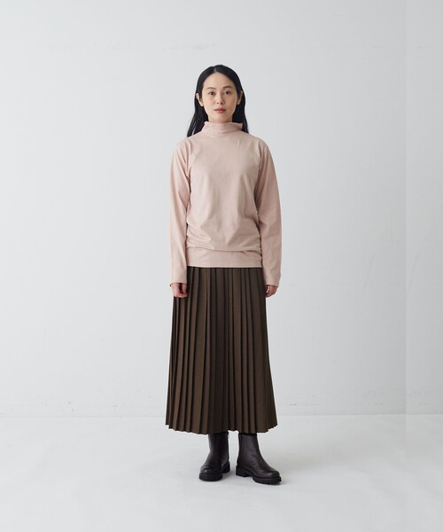 conges payes ADIEU TRISTESSE(コンジェ ペイエ アデュートリステス)の「ハイネックカットソーブラウス(Tシャツ/カットソー・レディース・パープル/ホワイト系その他/ピンク/ラベンダー・FREE)」の7枚目の写真