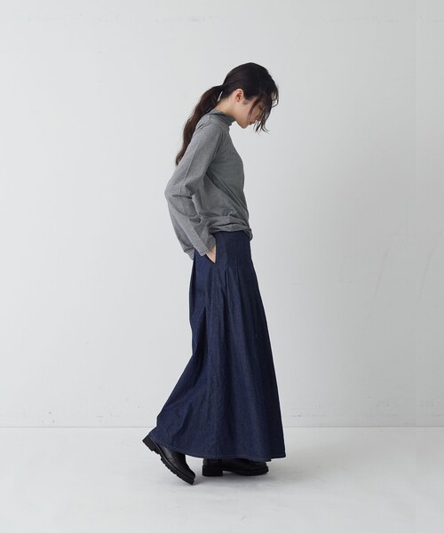 conges payes ADIEU TRISTESSE(コンジェ ペイエ アデュートリステス)の「ハイネックカットソーブラウス(Tシャツ/カットソー・レディース・パープル/ホワイト系その他/ピンク/ラベンダー・FREE)」の19枚目の写真