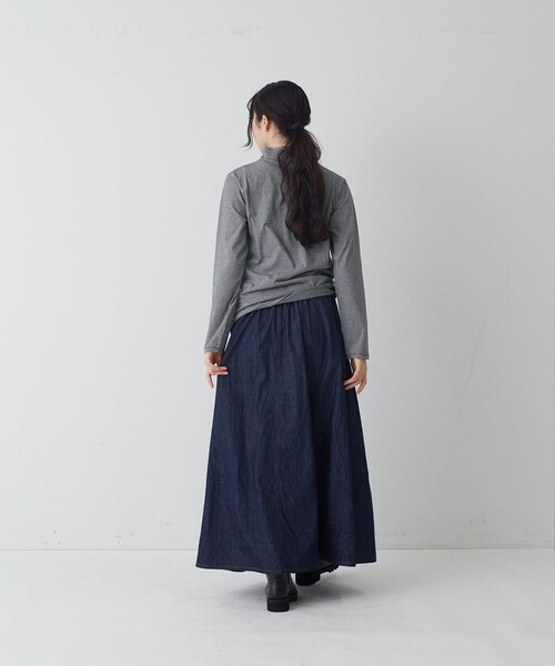 conges payes ADIEU TRISTESSE(コンジェ ペイエ アデュートリステス)の「ハイネックカットソーブラウス(Tシャツ/カットソー・レディース・パープル/ホワイト系その他/ピンク/ラベンダー・FREE)」の20枚目の写真
