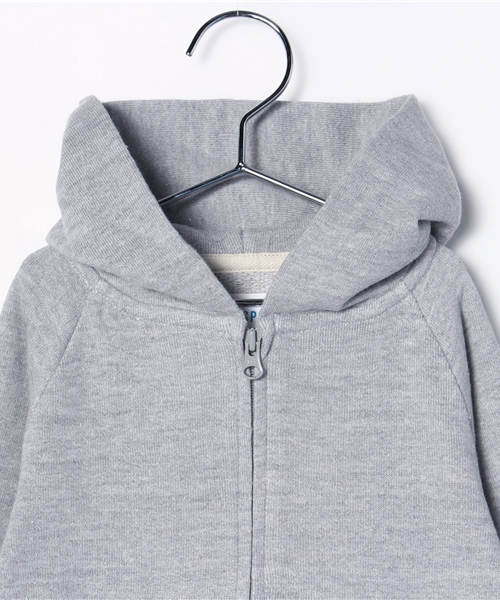 URBAN RESEARCH DOORS（アーバンリサーチドアーズ）の「FORK＆SPOON ZIPパーカー（Tシャツ/カットソー・キッズ・グレー/アイボリー・90/105/135/120）」の9枚目の写真