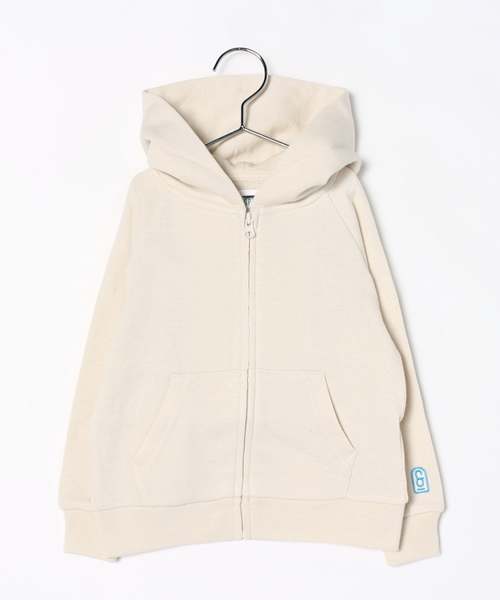 URBAN RESEARCH DOORS（アーバンリサーチドアーズ）の「FORK＆SPOON ZIPパーカー（Tシャツ/カットソー・キッズ・グレー/アイボリー・90/105/135/120）」の5枚目の写真