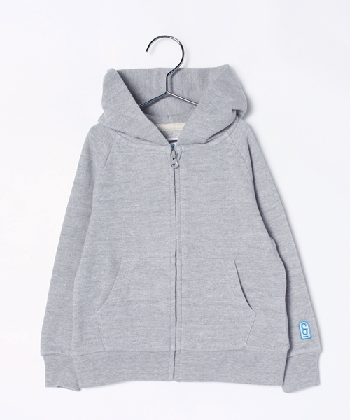 URBAN RESEARCH DOORS（アーバンリサーチドアーズ）の「FORK＆SPOON ZIPパーカー（Tシャツ/カットソー・キッズ・グレー/アイボリー・90/105/135/120）」の6枚目の写真