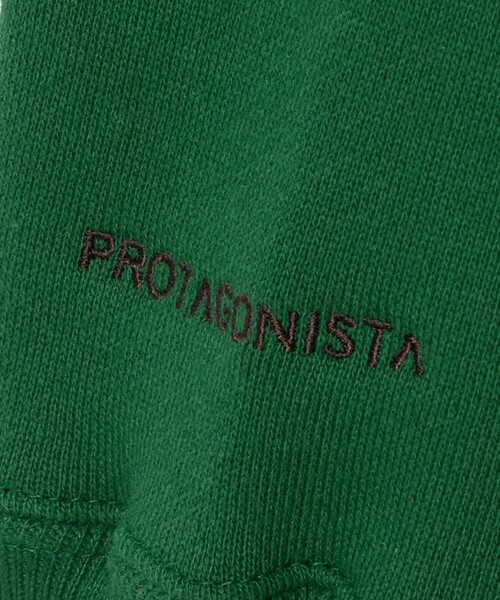 PROTAGONISTA(プロタゴニスタ)の「<PROTAGONISTA>ルーズ スウェット(スウェット・レディース・オフホワイト/ケリーグリーン・FREE)」の7枚目の写真