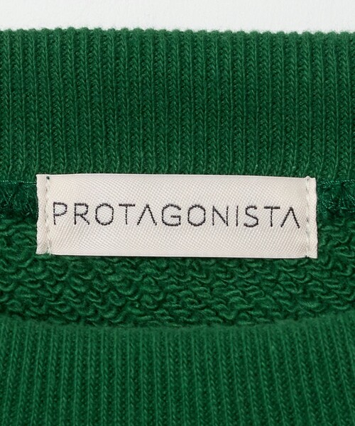 PROTAGONISTA(プロタゴニスタ)の「<PROTAGONISTA>ルーズ スウェット(スウェット・レディース・オフホワイト/ケリーグリーン・FREE)」の12枚目の写真
