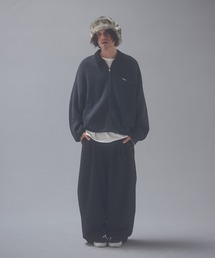 ADAMPATEK/woolblend still tuck wide pt/ワイドパンツ