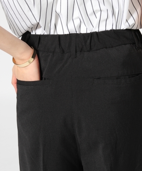 GLOBAL WORK（グローバルワーク）の「【接触冷感】ＴＲワイドパンツ/722398（その他パンツ・レディース・グレー/ブラウン/ブラック/ネイビー・SMALL/MEDIUM/LARGE）」の8枚目の写真