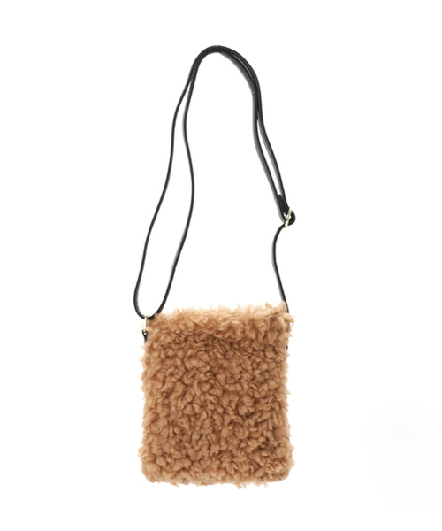 WEGO（ウィゴー）の「WEGO/クルクルファーミニショルダーバッグ（ショルダーバッグ・レディース・ベージュ/ピンク/オフホワイト/グレー/サックスブルー/ピンク系その他/ブラック/ブラウン系その他・FREE）」の14枚目の写真