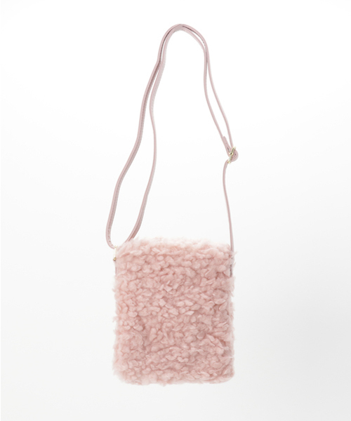 WEGO（ウィゴー）の「WEGO/クルクルファーミニショルダーバッグ（ショルダーバッグ・レディース・ベージュ/ピンク/オフホワイト/グレー/サックスブルー/ピンク系その他/ブラック/ブラウン系その他・FREE）」の15枚目の写真