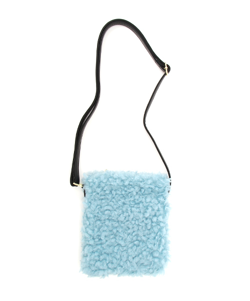 WEGO（ウィゴー）の「WEGO/クルクルファーミニショルダーバッグ（ショルダーバッグ・レディース・ベージュ/ピンク/オフホワイト/グレー/サックスブルー/ピンク系その他/ブラック/ブラウン系その他・FREE）」の6枚目の写真