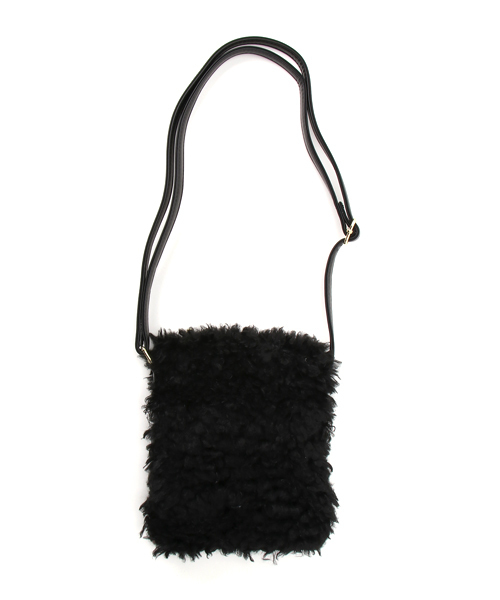 WEGO（ウィゴー）の「WEGO/クルクルファーミニショルダーバッグ（ショルダーバッグ・レディース・ベージュ/ピンク/オフホワイト/グレー/サックスブルー/ピンク系その他/ブラック/ブラウン系その他・FREE）」の2枚目の写真